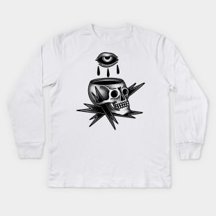 Crying soul Kids Long Sleeve T-Shirt